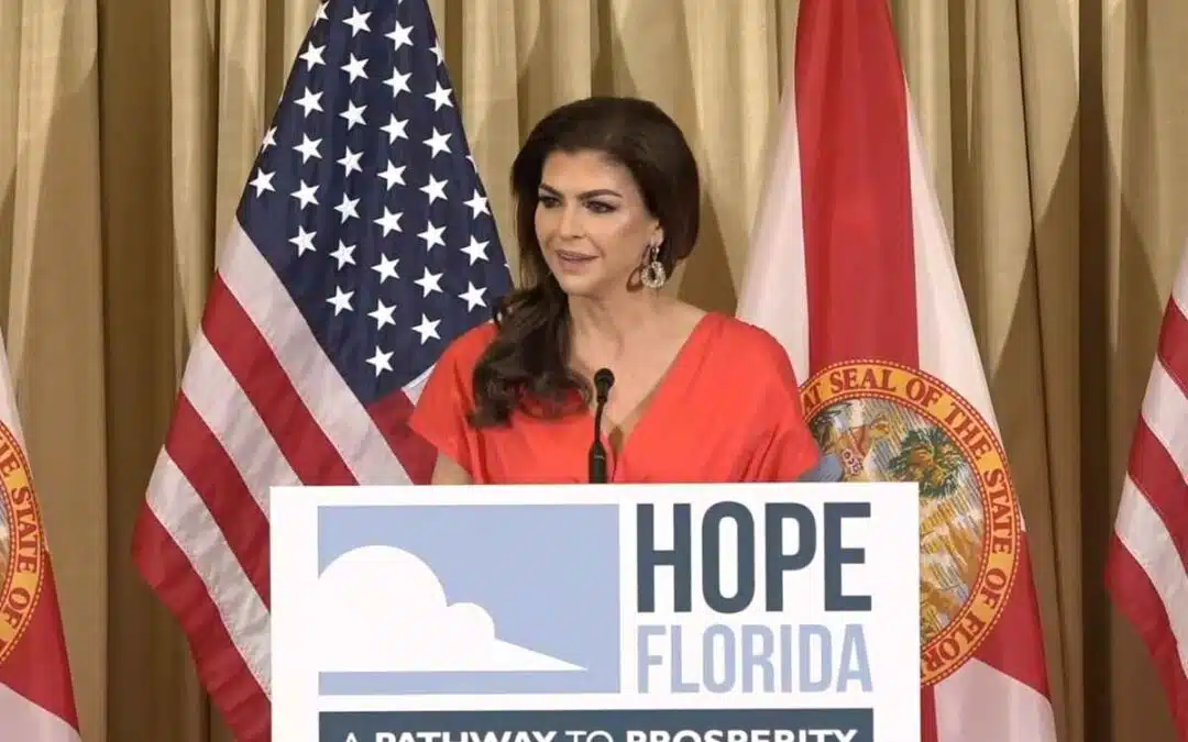 Chamber Forum: Casey DeSantis pitches Hope Florida to business leaders